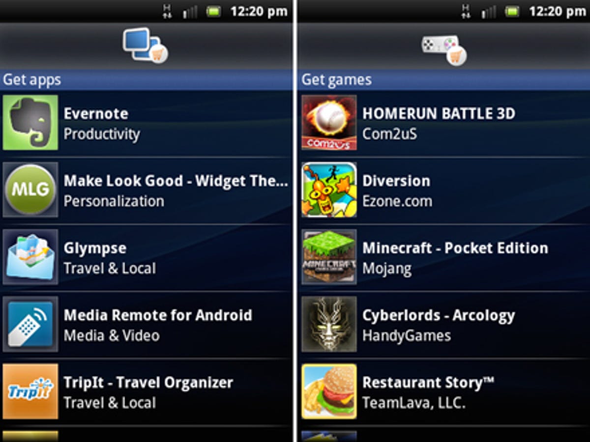 Sony Ericsson Live Apps