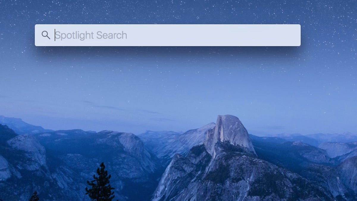 afficher spotlight sur mac