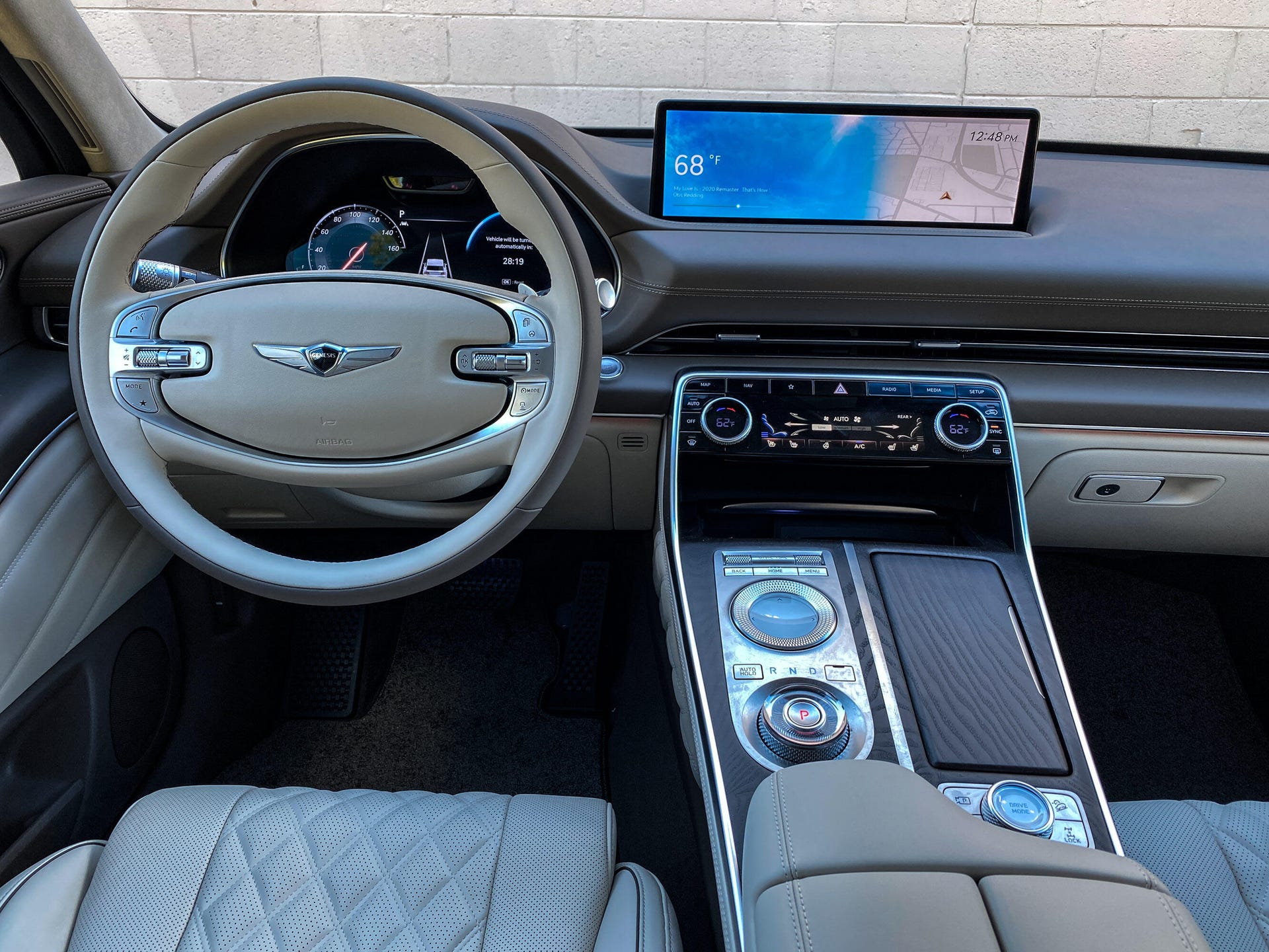 2021 Genesis GV80 - dashboard and steering wheel