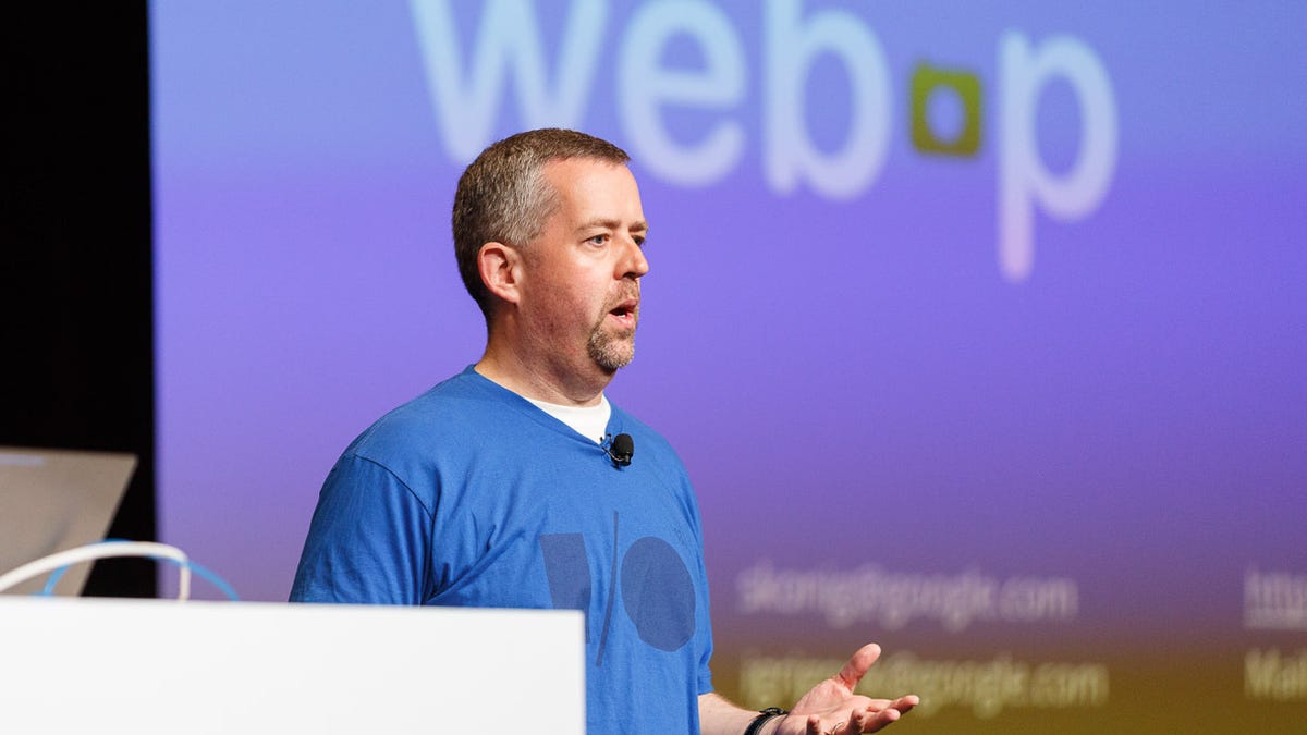 Stephen Konig, a Google product manager, discusses the WebP image format at Google I/O 2013.
