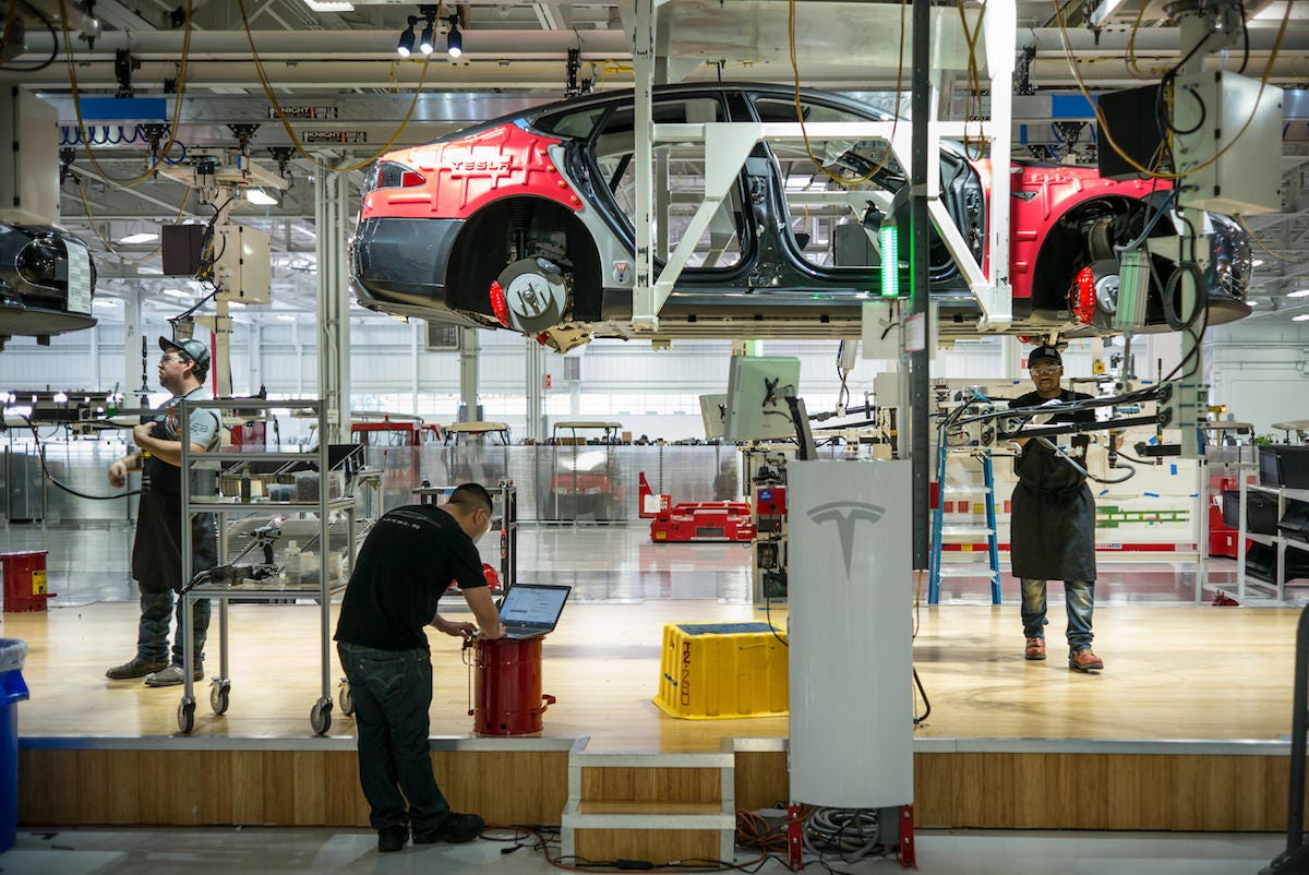 Tesla Car Factory Fremont, California