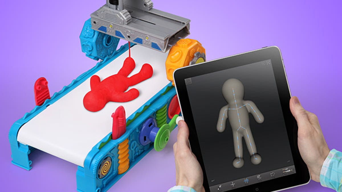 Play-Doh 3D printer render