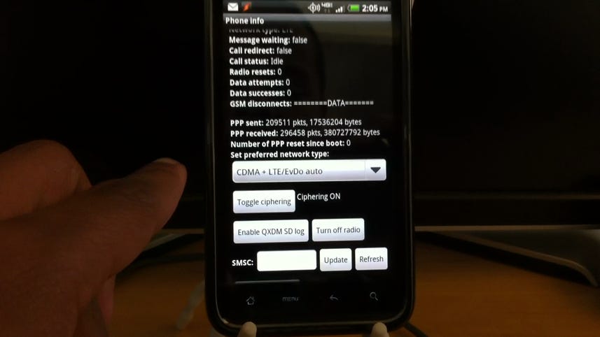 Disable 4G on the HTC Thunderbolt