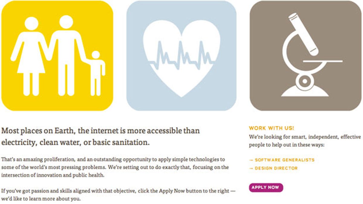 A look at Picture of Health's Web site.