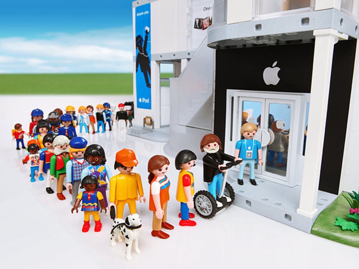 The PlayMobile Apple Store Playset.