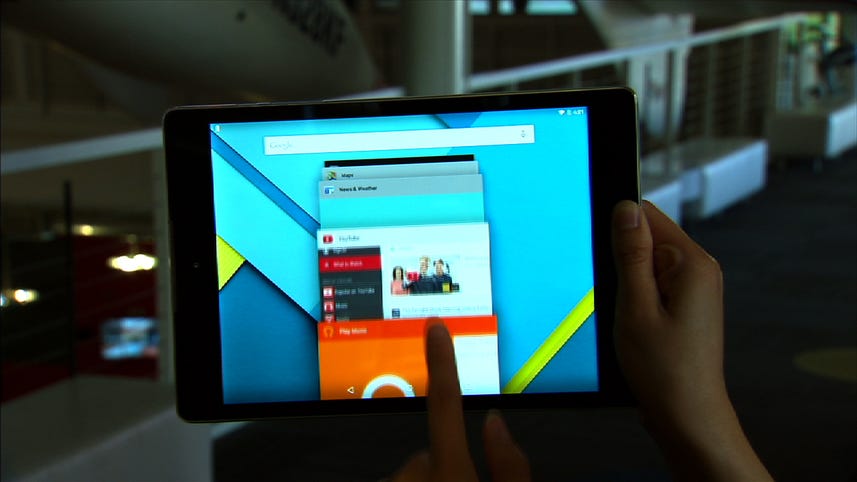 Take a closer look at the sleek Google Nexus 9 tablet