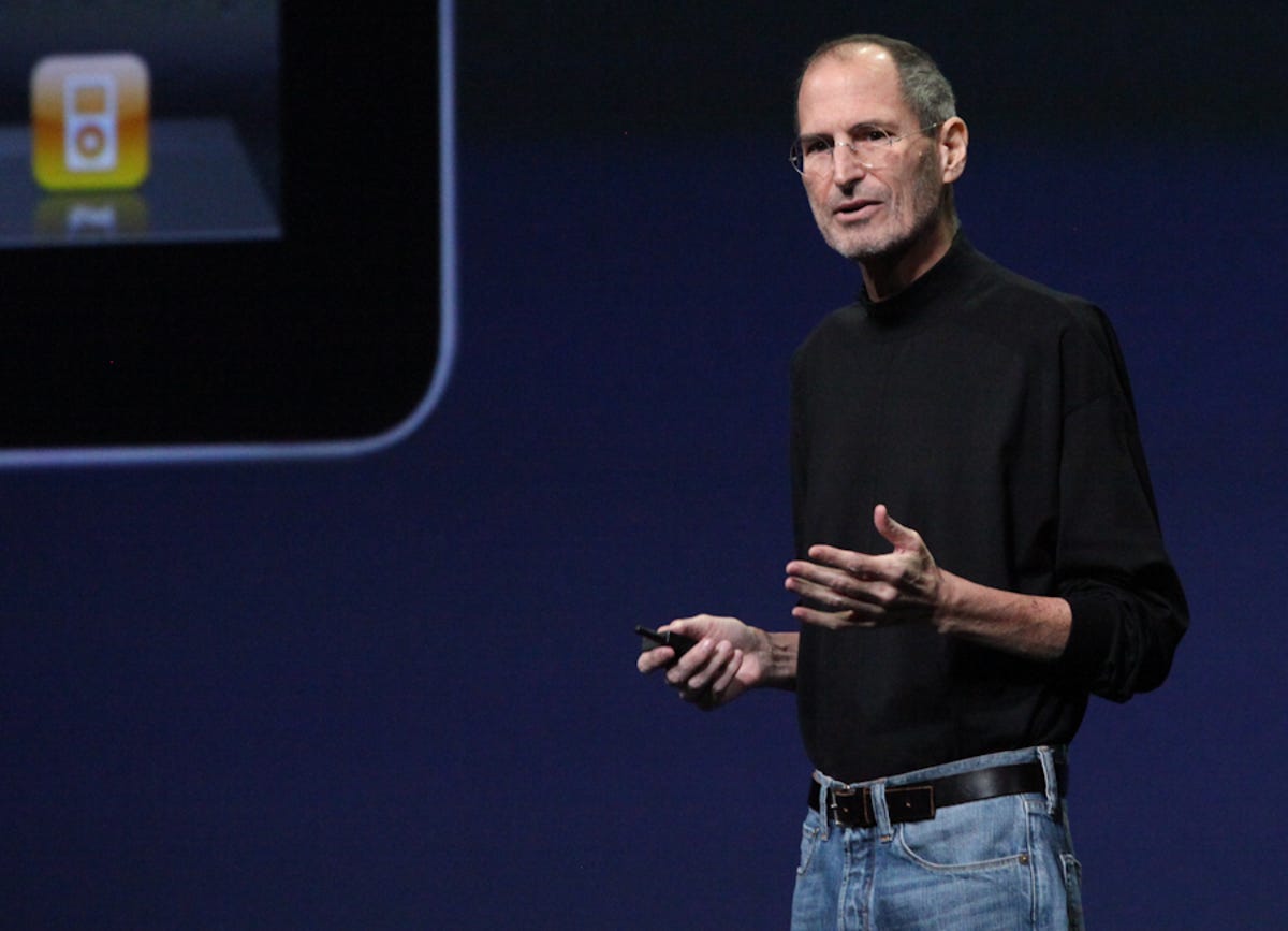 Apple CEO Steve Jobs introduces the iPad 2