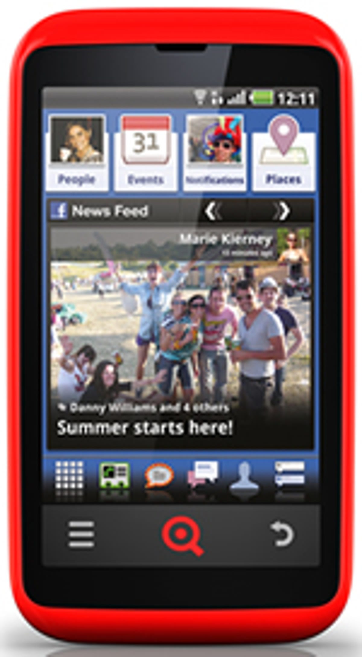 INQ presenta dos Facebook Phones con Android
