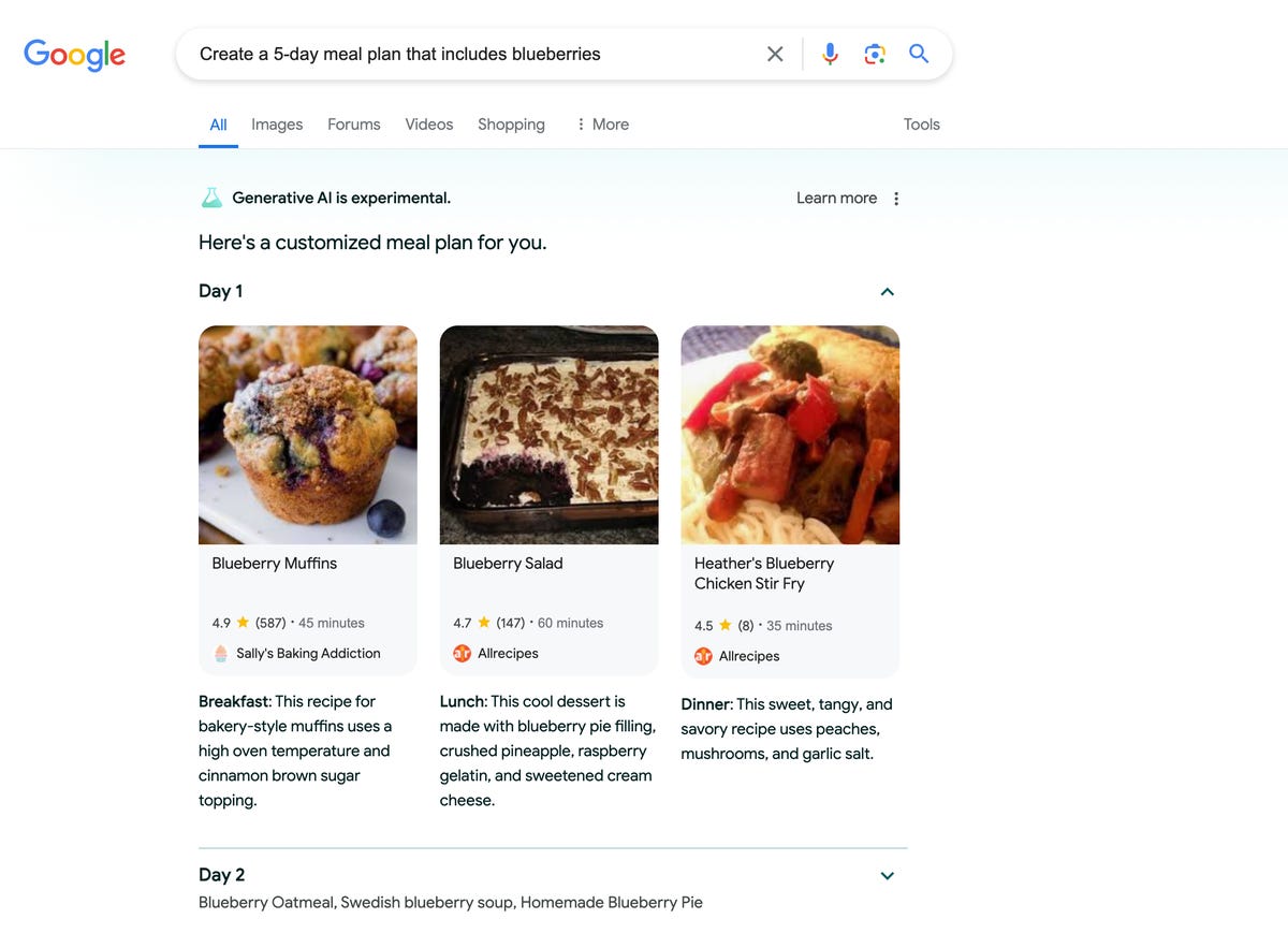 AI Overviews for more searches on Google