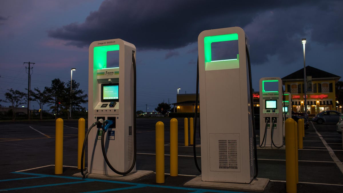 Electrify America charging station