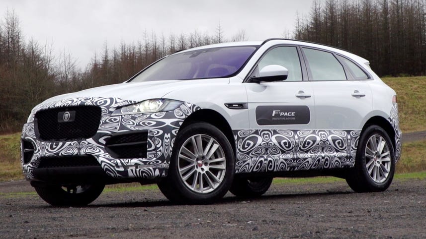 Jaguar F-Pace SUV likes to get its paws dirty