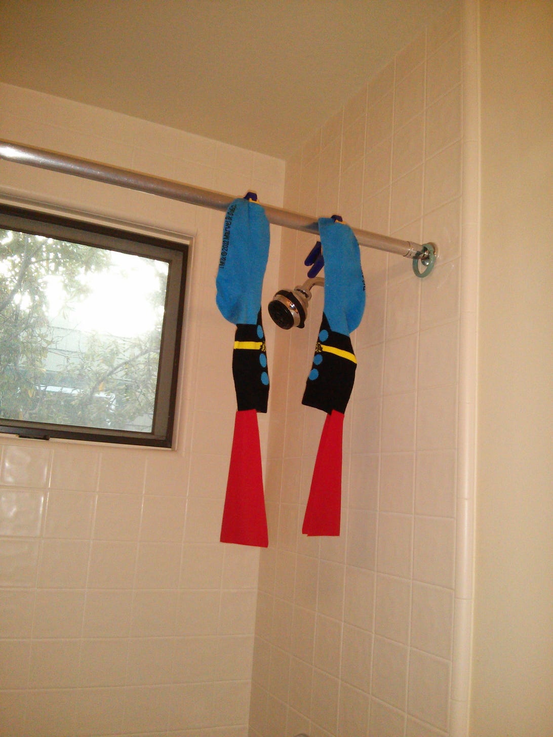 Thor socks, drying