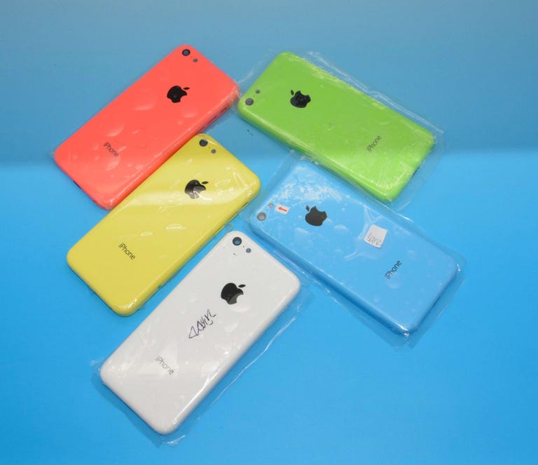 One of the many leaks of what's expected to be called the iPhone 5C, Apple's plastic iPhone.