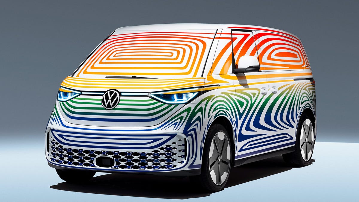 VW ID Buzz production van teaser