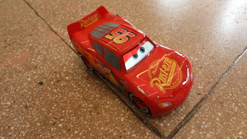 This spot-on robotic Lightning McQueen from Cars is coming for your wallet
