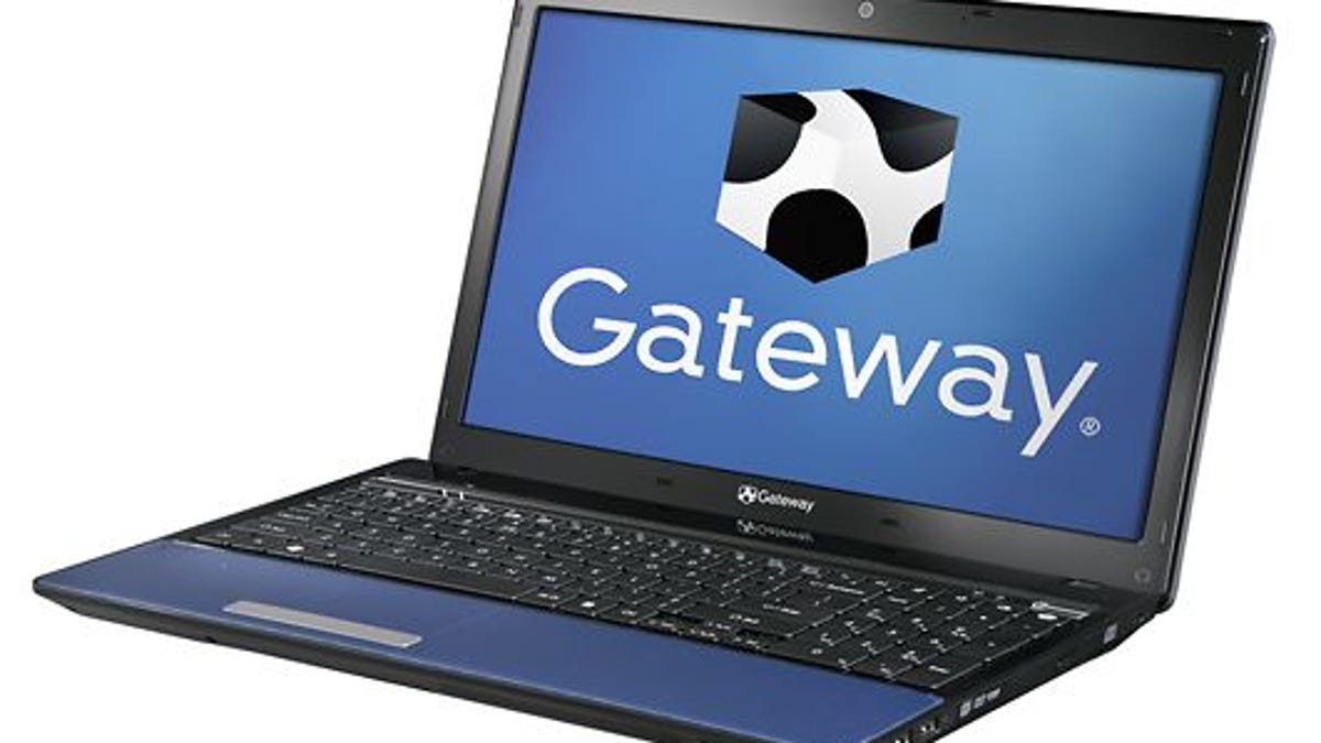 The Gateway NV53A74u laptop delivers dual-core power for just $350.