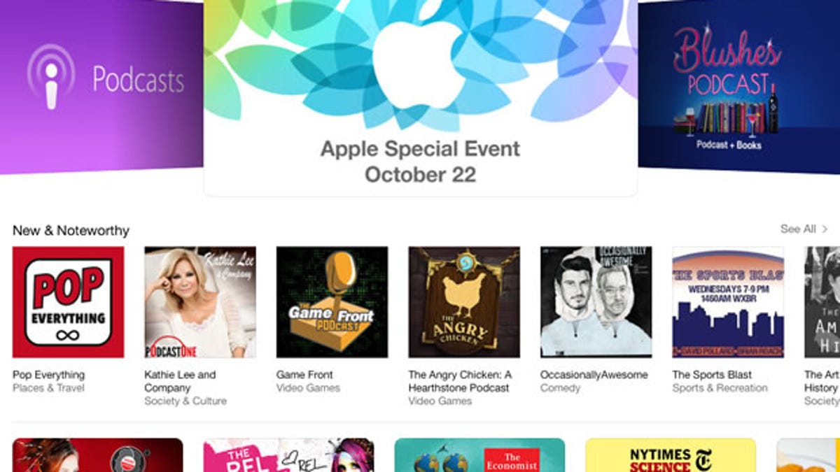 Apple's Podcasts app.