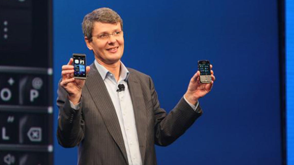 BlackBerry CEO Thorsten Heins.