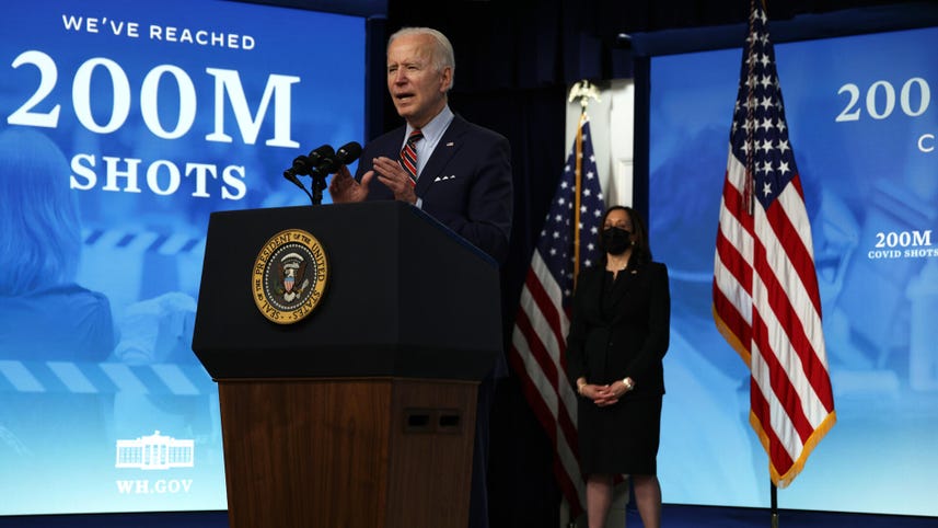 Biden calls for paid vaccine leave, Amazon palm print readers come to Whole Foods