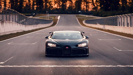 Bugatti Chiron Pur Sport testing