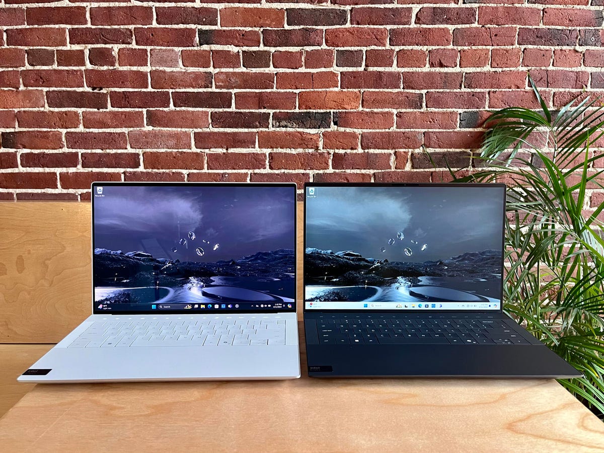 Dell XPS 14 9440 14.5-inch display in each color option