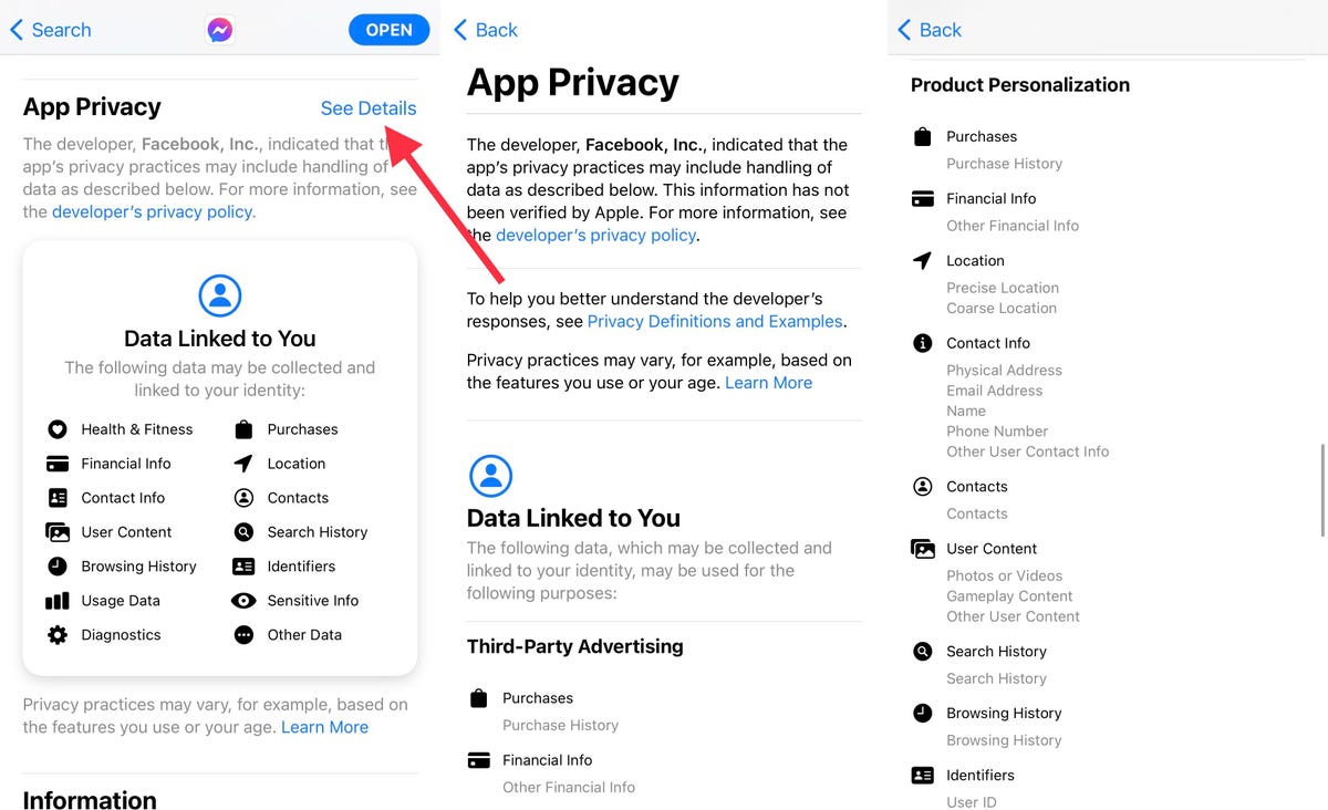 facebook-messenger-privacy-label-ios-14