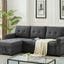 Overstock Copper Grove Perreux Linen Reversible Sleeper Sectional Sofa