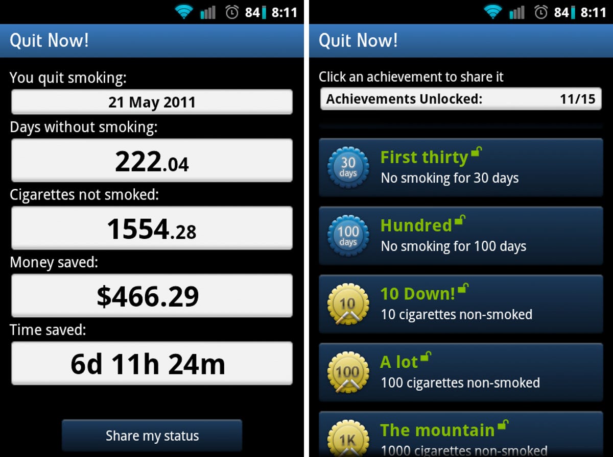 QuitNow! Android app