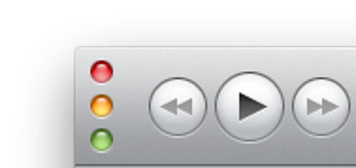 iTunes buttons