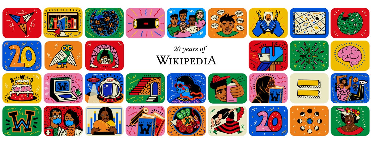 20 years of Wikipedia