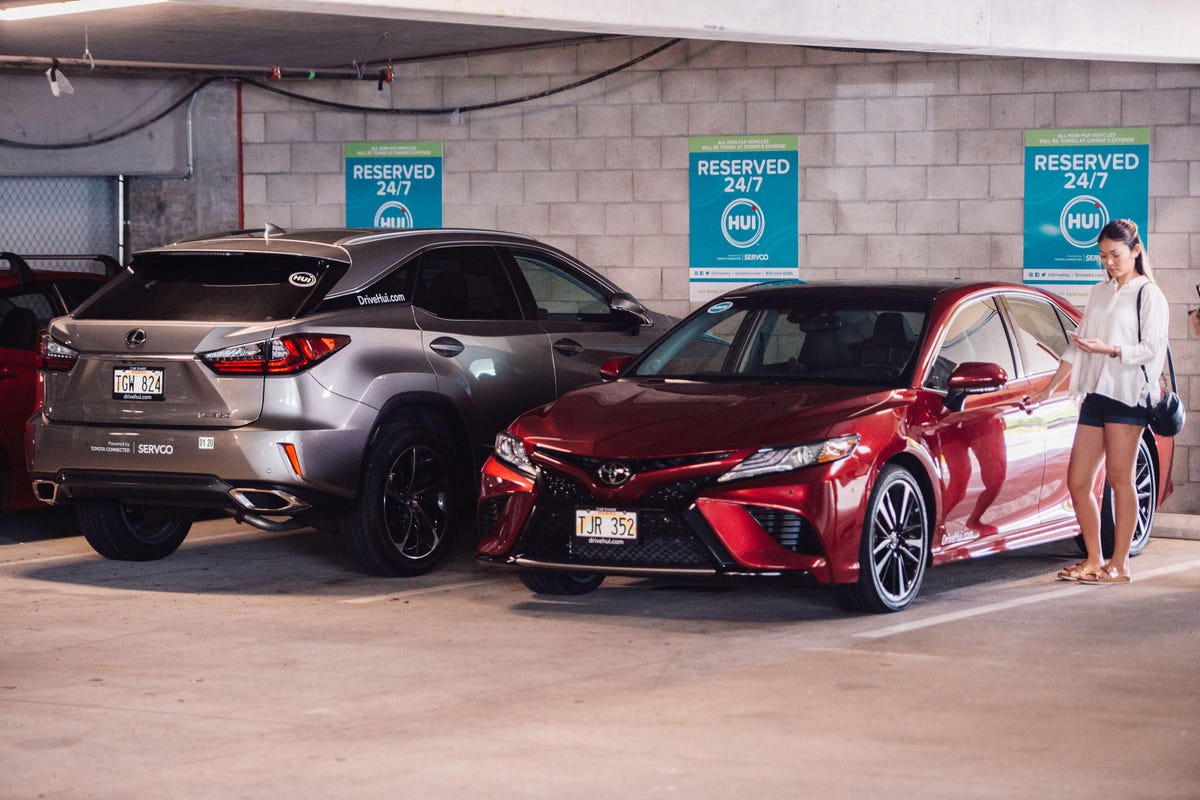 Toyota Hui car-sharing service