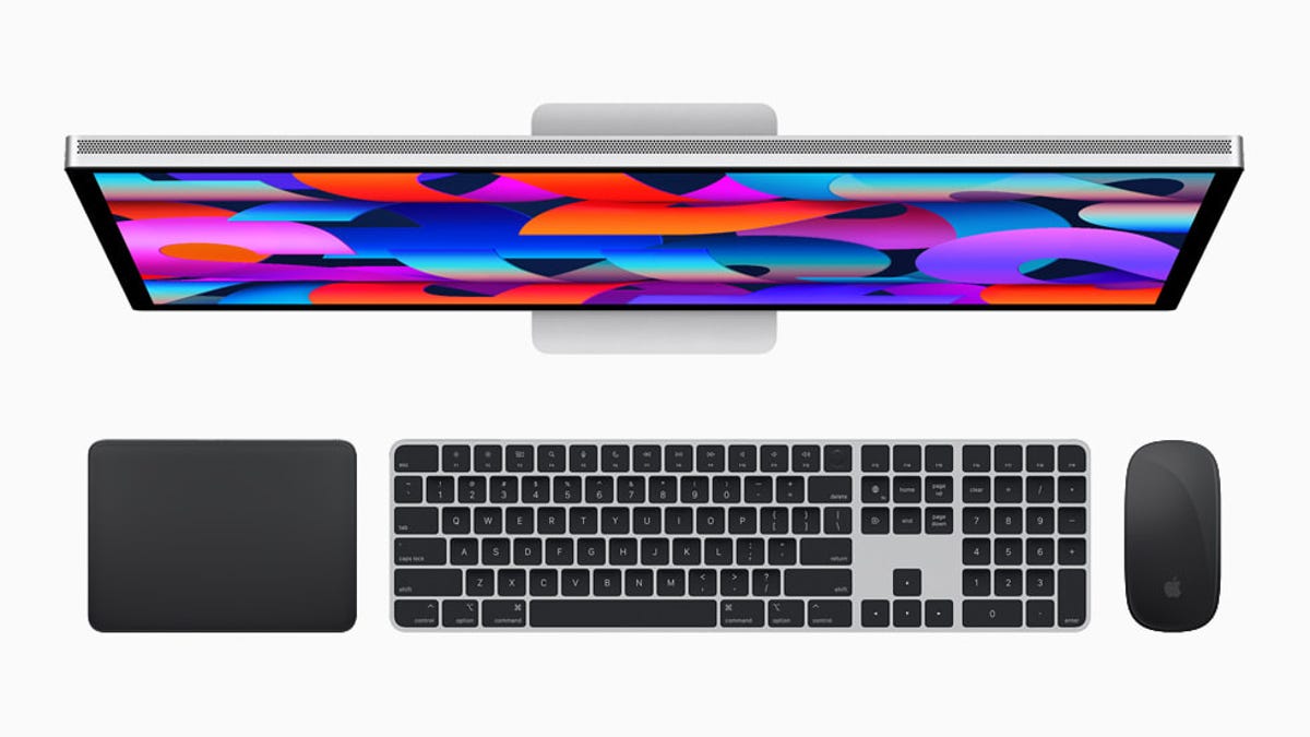 Apple's New Two-Toned Magic Keyboard With Touch ID, Trackpad and Mouse Are  Now Available - CNET