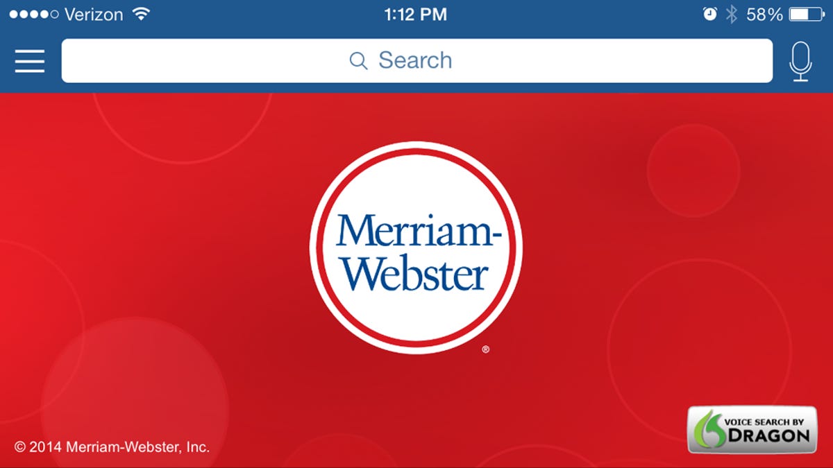 Merriam-Webster for iOS
