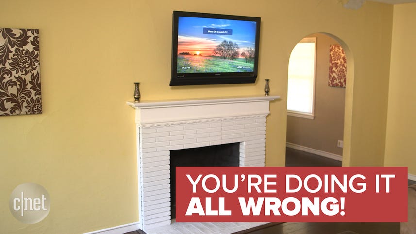 Why a TV should never be mounted over a fireplace