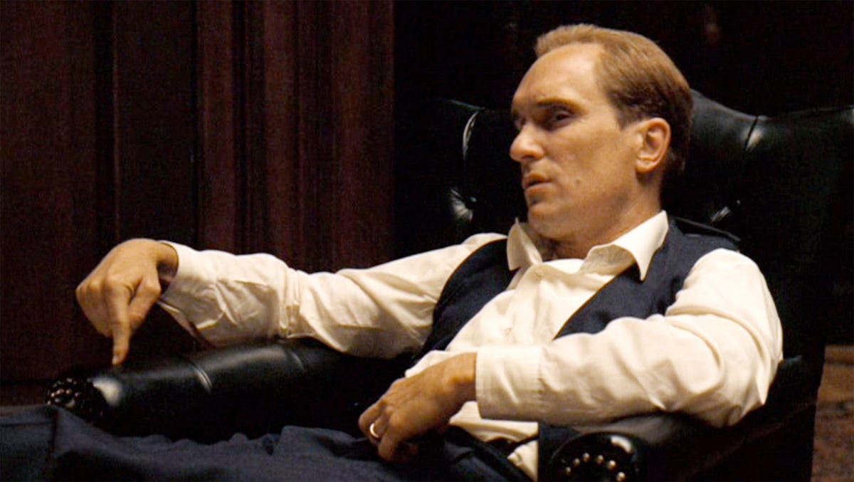 Tom Hagen (Robert Duvall) tells Frankie Pentangeli (Michael V. Gazzo), who has betrayed the Godfather, about the noble way treasonous Roman emperors ended their lives with honor in Francis Ford Coppola's The Godfather: Part II. (Photo by �� John Springer Collection/CORBIS/Corbis via Getty Images)