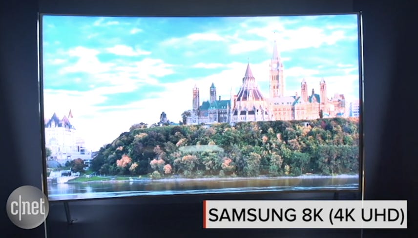 Samsung curved 98-inch 8K TV