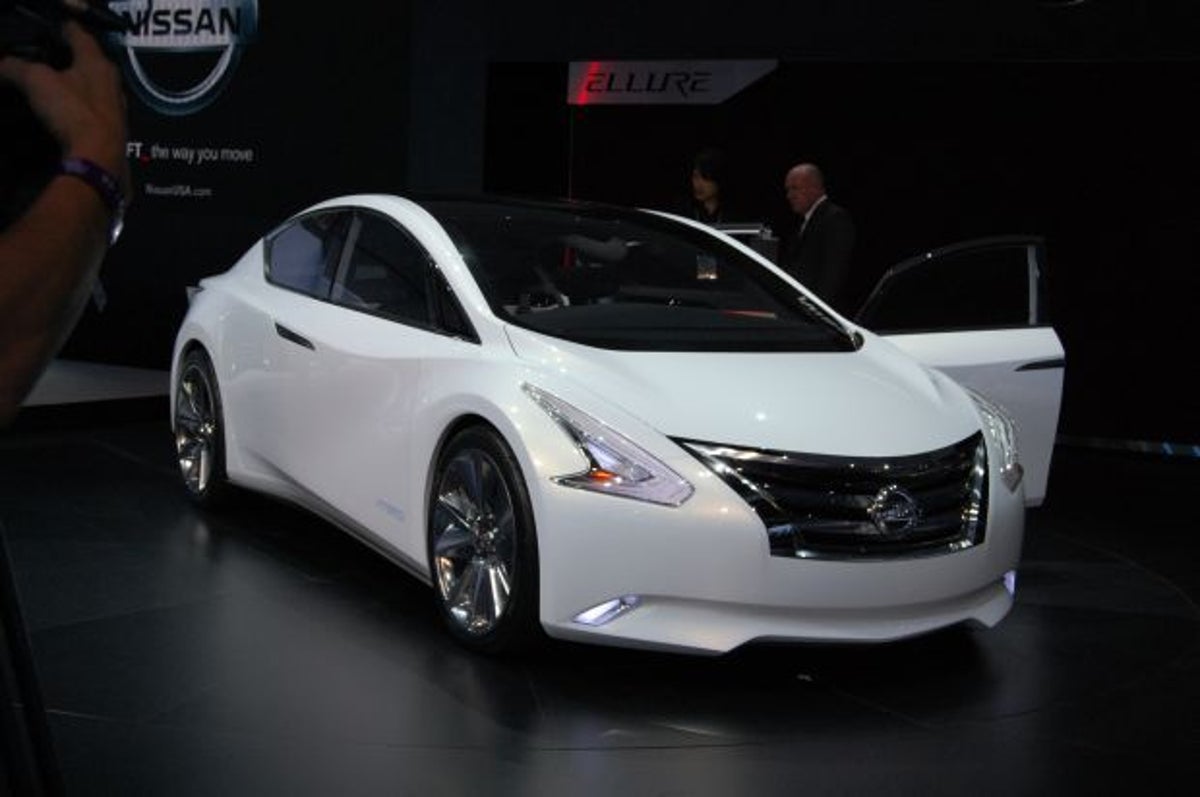 Nissan claims that the Ellure embraces its 