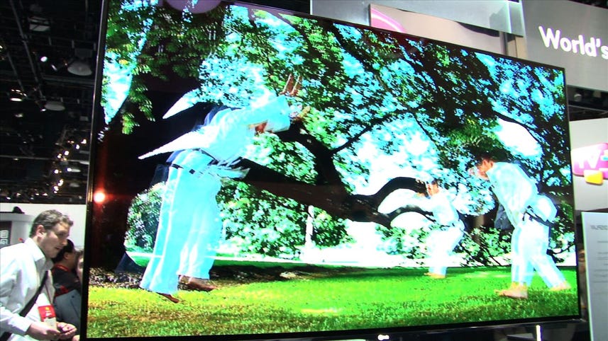 The 55 inch OLED from LG
