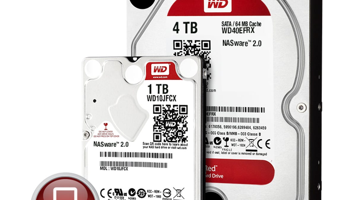 The new WD Red hard drives from WD.