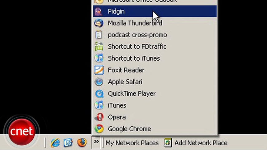 Enable quick launch bar in Windows 7