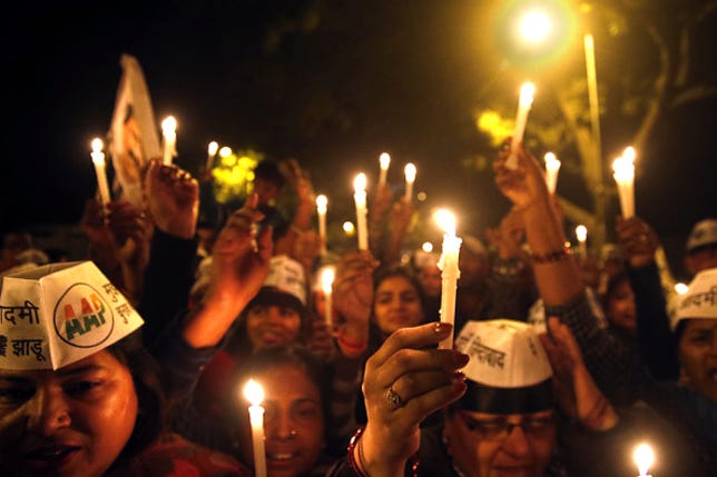 A candlelight vigil in Delhi, India, last December over the alleged rape of a female passenger by her Uber driver. A US lawsuit filed against Uber by the passenger seeks to compel the company to strengthen its safety procedures worldwide.