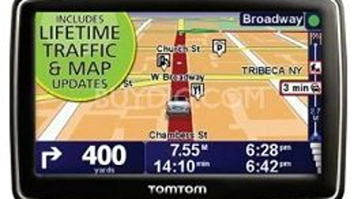 The TomTom XL 340TM includes lifetime traffic and map updates.