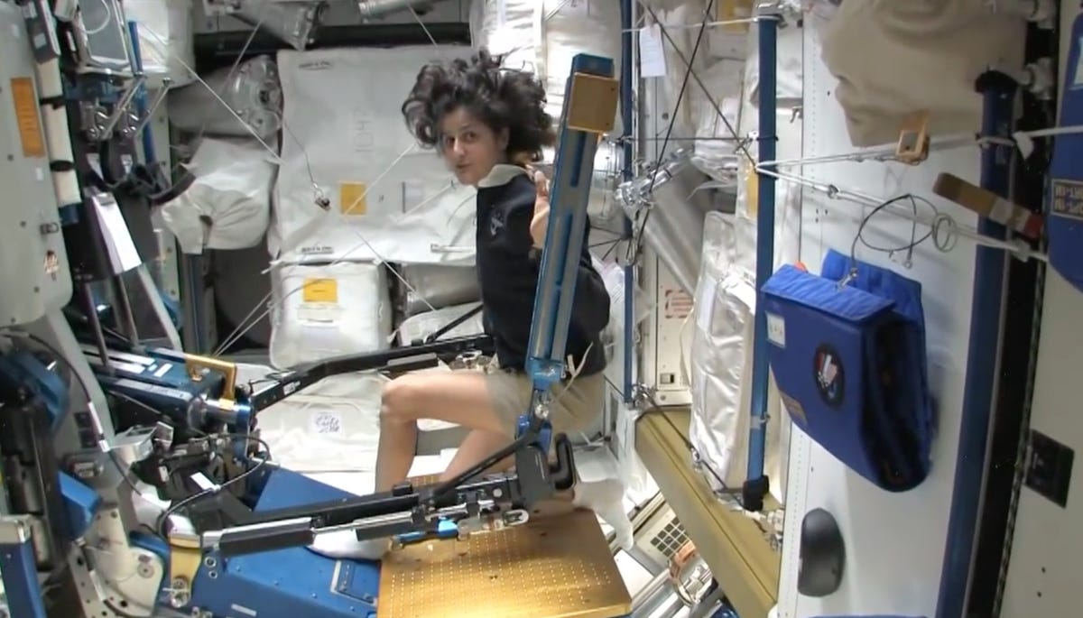 Exercise at the ISS