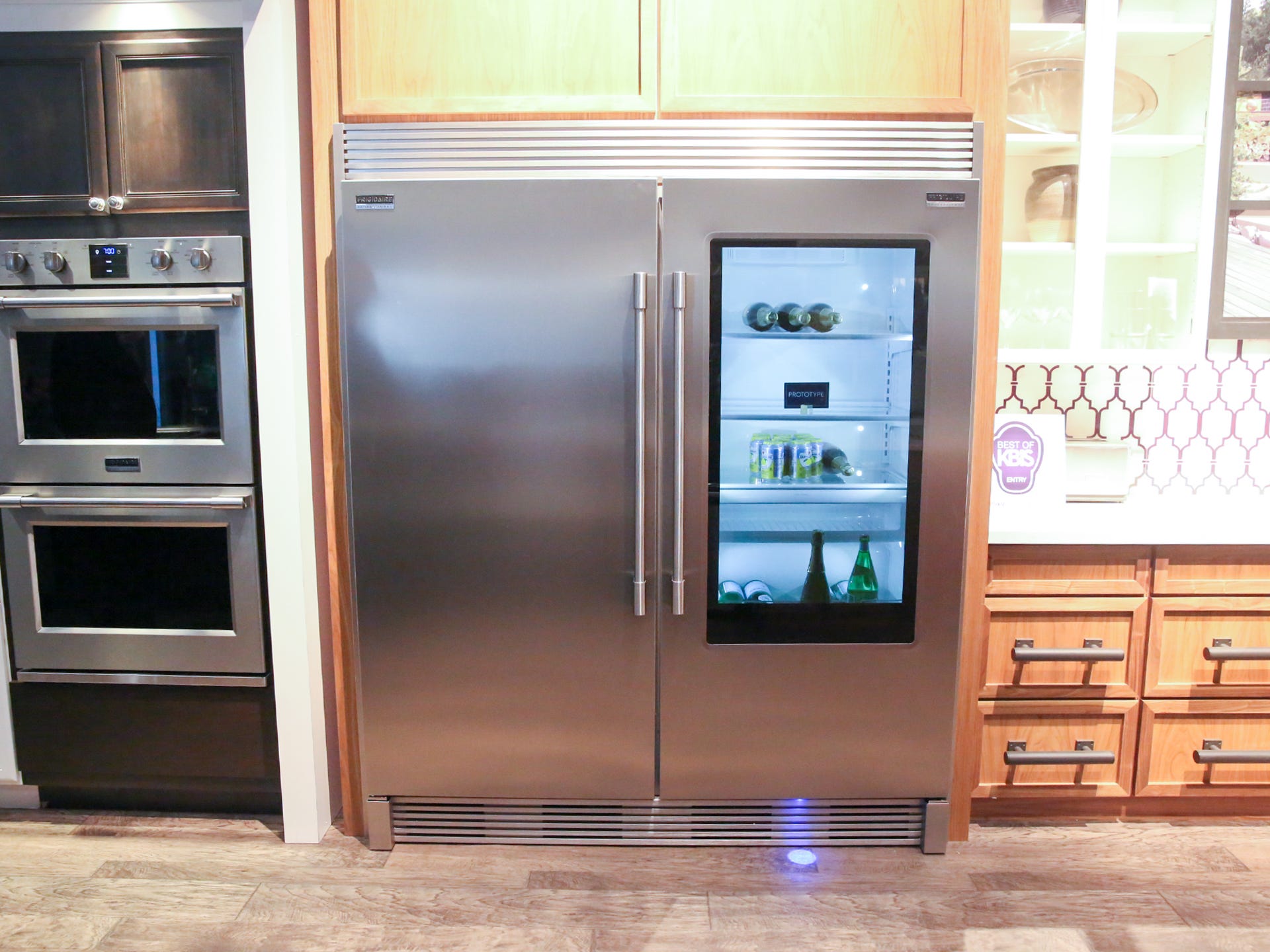 Frigidaire Professional Glass Door Refrigerator review: Frigidaire's new  fridge makes its glass door clear when you step near - CNET