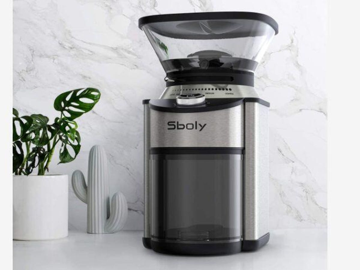 Make better coffee at home with the Sboly burr grinder for $46 - CNET