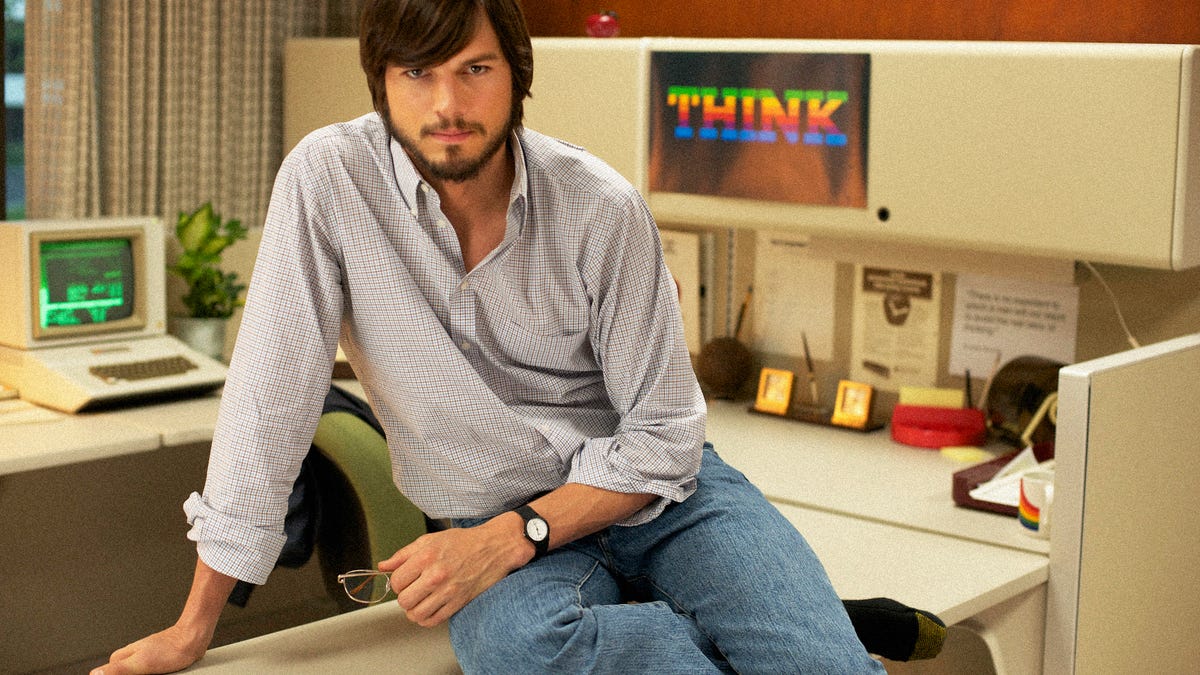 Ashton Kutcher as Apple co-founder Steve Jobs.