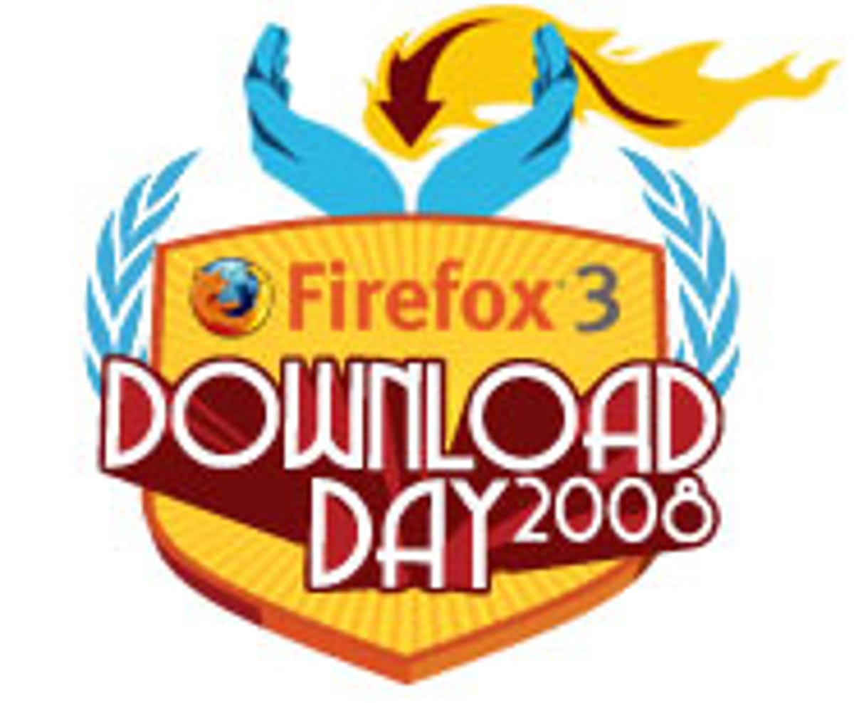 Mozilla is trying to set a record for Firefox 3 downloads. Site problems hampered the effort.