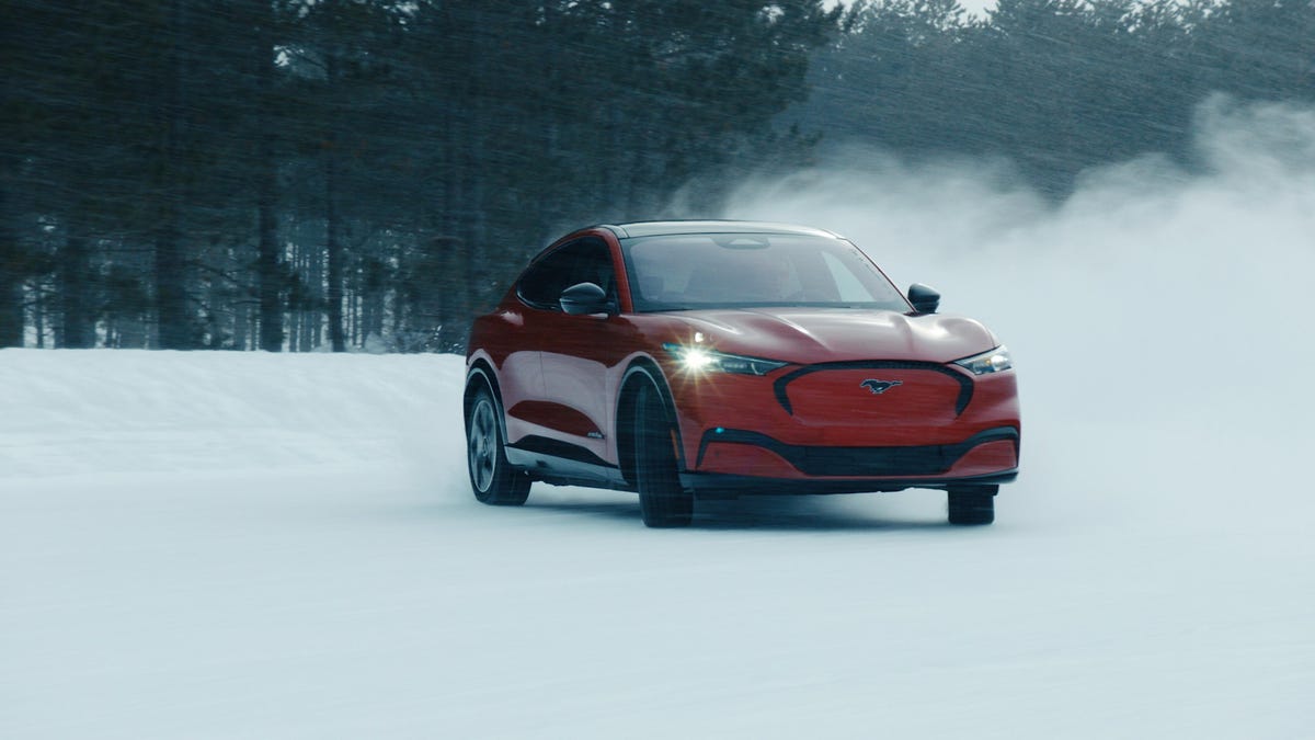 2021 Ford Mustang Mach-E winter test