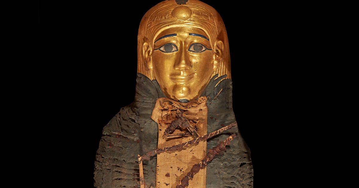 2,300-Year-Old ‘Golden Boy’ Mummy Digitally Unwrapped After a Century #GeekLeap