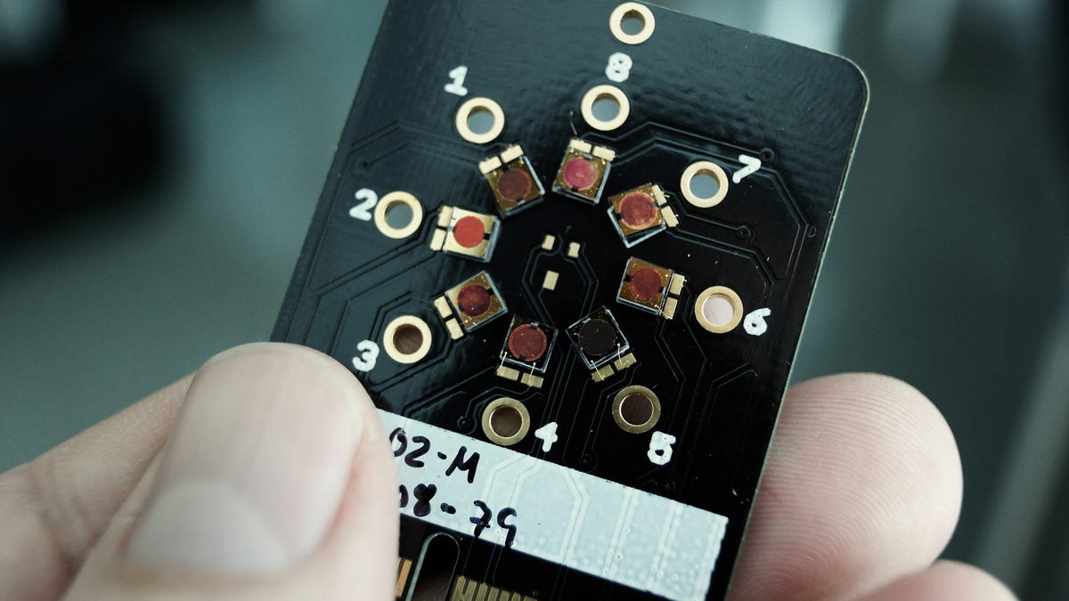Gentex Nanofiber Sensor - up close